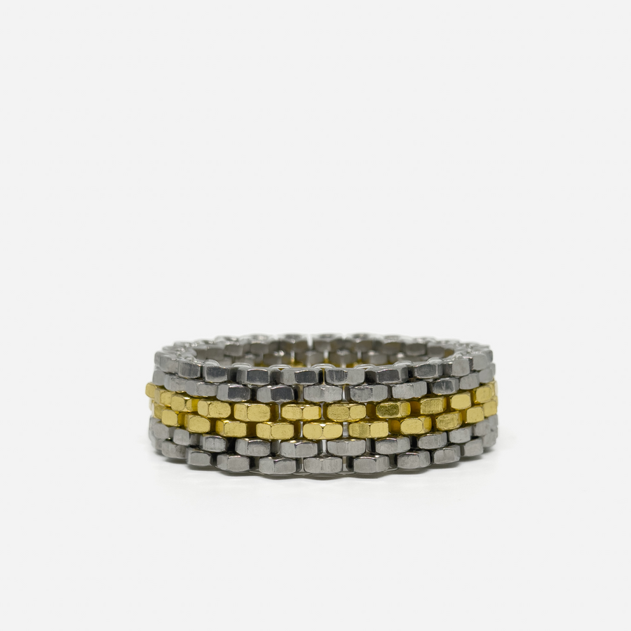 Statement Gold Silver Bracelet