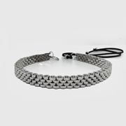 Statement silver choker