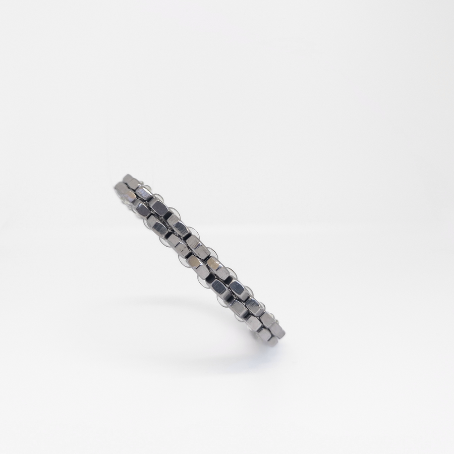 Elegant modern stainless steel bracelet