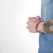 Men hex nut bracelet