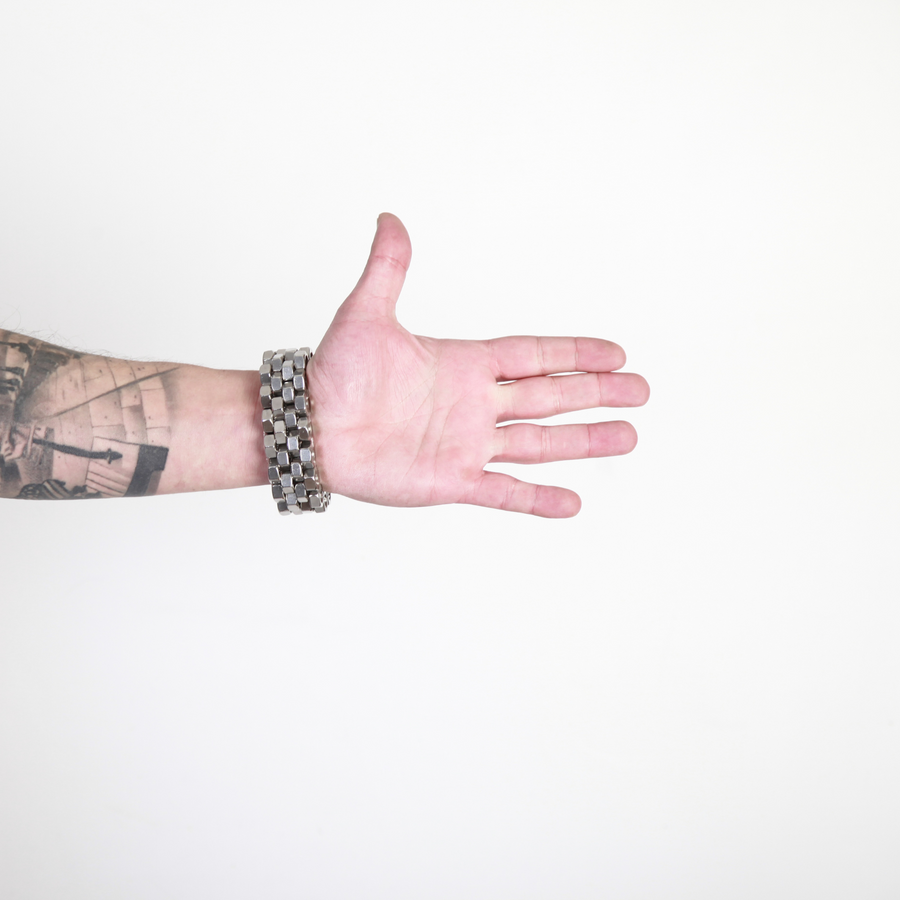 Men hex nuts bracelet