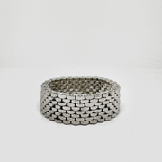 Handmade men stunning silver bracelet